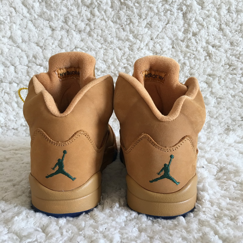 Authentic Air Jordan 5 Wheat